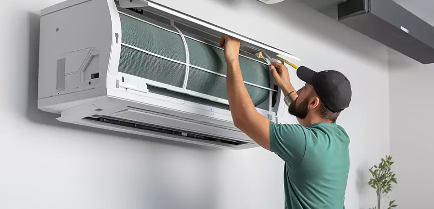 Bathroom and Small Space Ductless Installation in Dearborn Heights