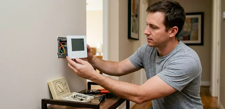 Heat Pump Thermostat Configuration in Dearborn Heights