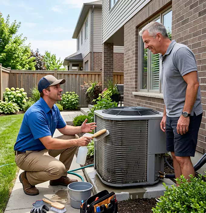 Why Dearborn Heights, MI Homeowners Choose Dearborn Heights HVAC for Outdoor AC Unit Cleaning?